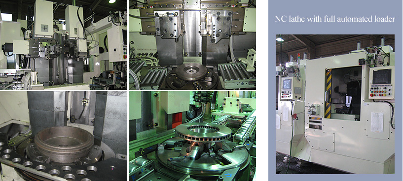 NC lathe with full automated loader